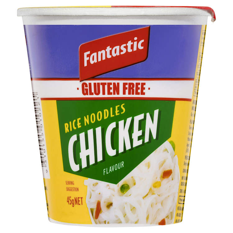 Fantastic Gluten Free Rice Noodle Cup Chicken