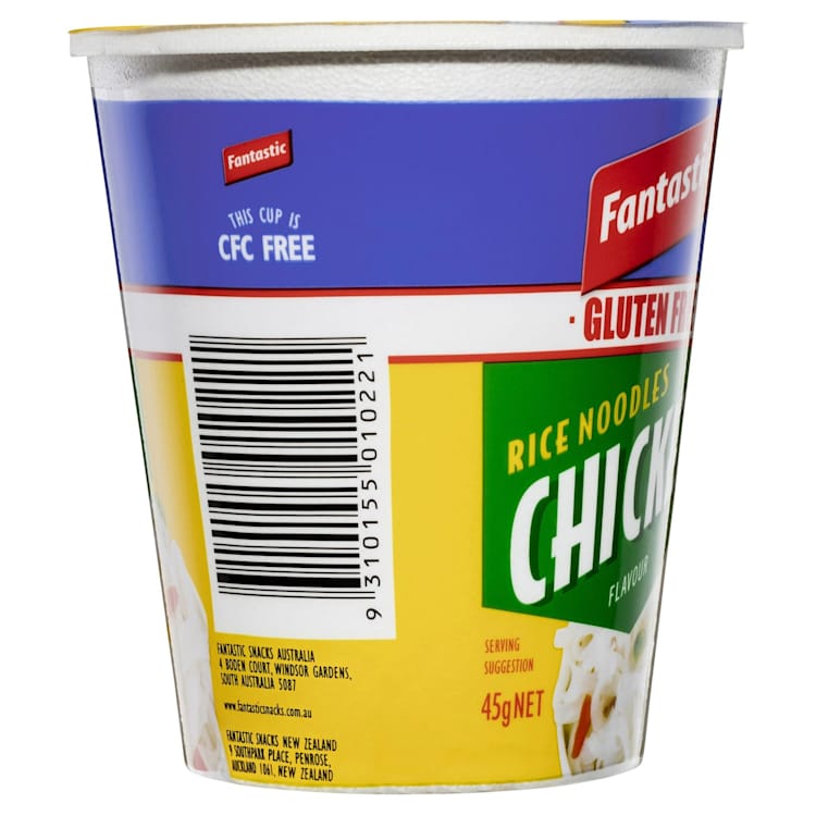 Fantastic Gluten Free Rice Noodle Cup Chicken