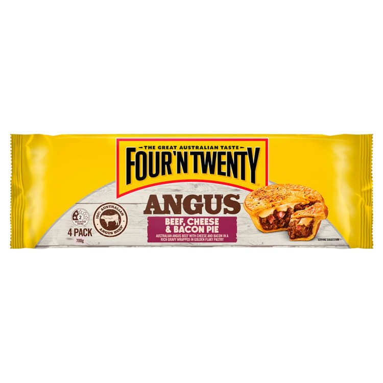 Four 'N Twenty Angus Beef Cheese and Bacon Pie