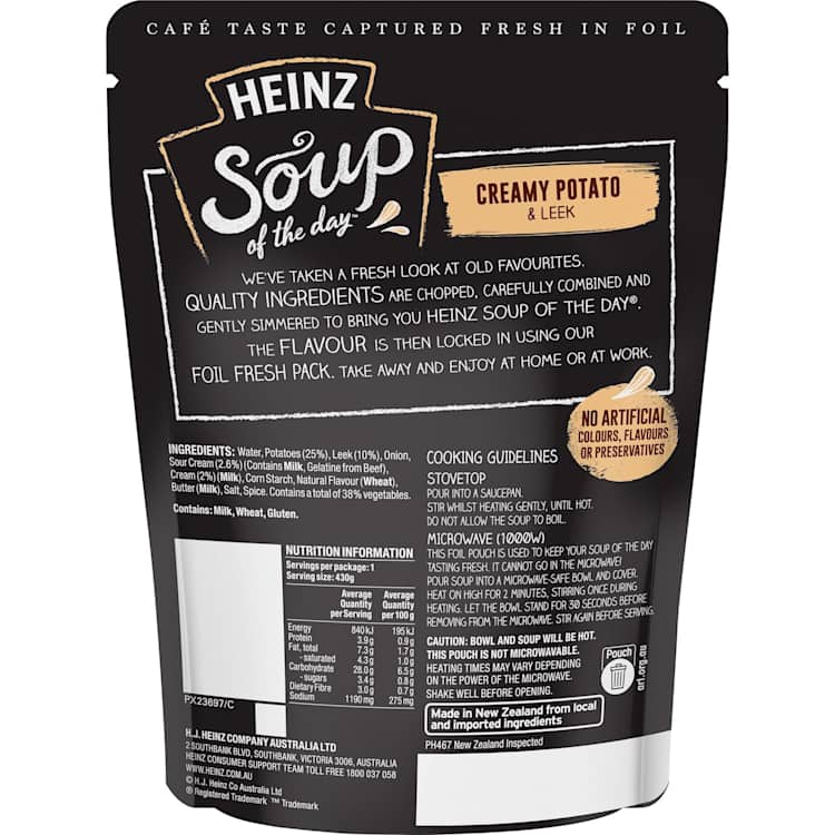 Heinz Soup of the Day Creamy Potato & Leek Soup