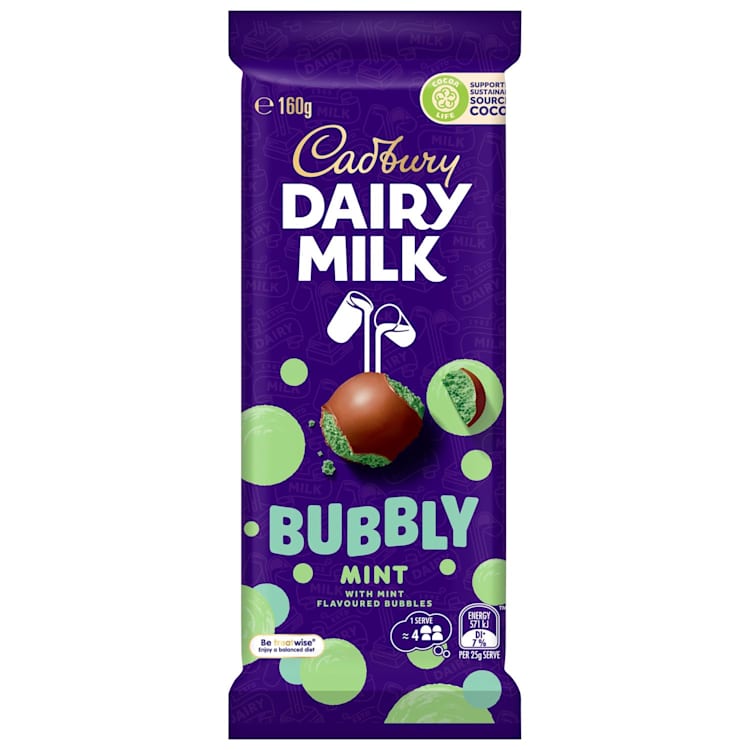 Cadbury Dairy Milk Bubbly Mint