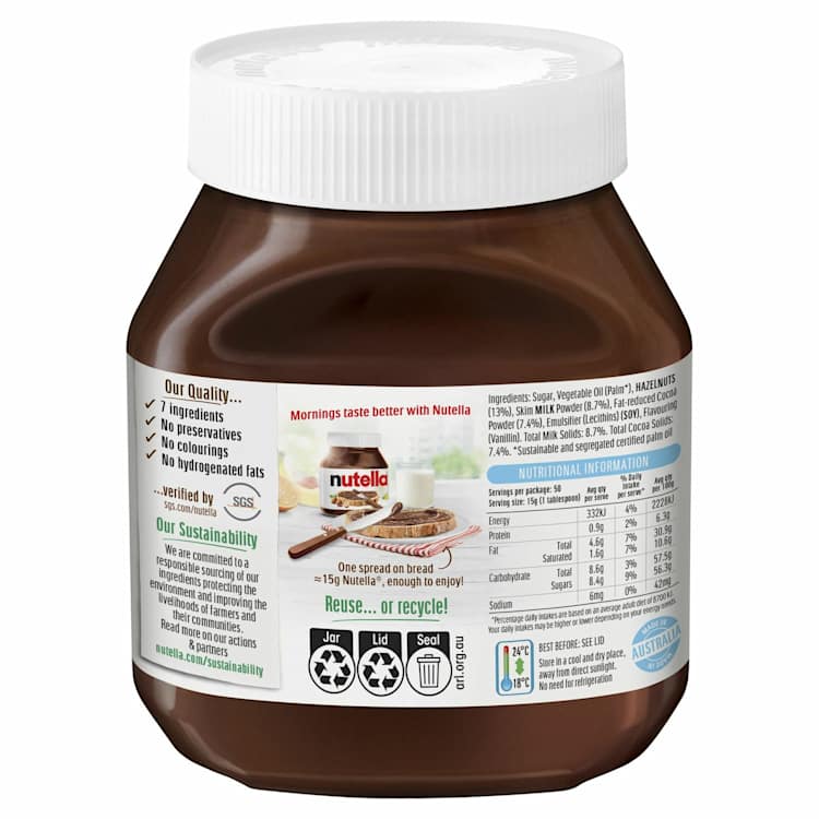 Nutella Chocolate Hazelnut Spread