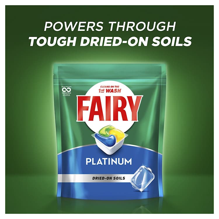 Fairy Platinum All In One Lemon Automatic Dishwasher