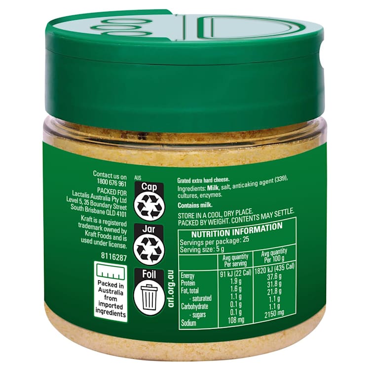 Kraft Grated Parmesan Cheese