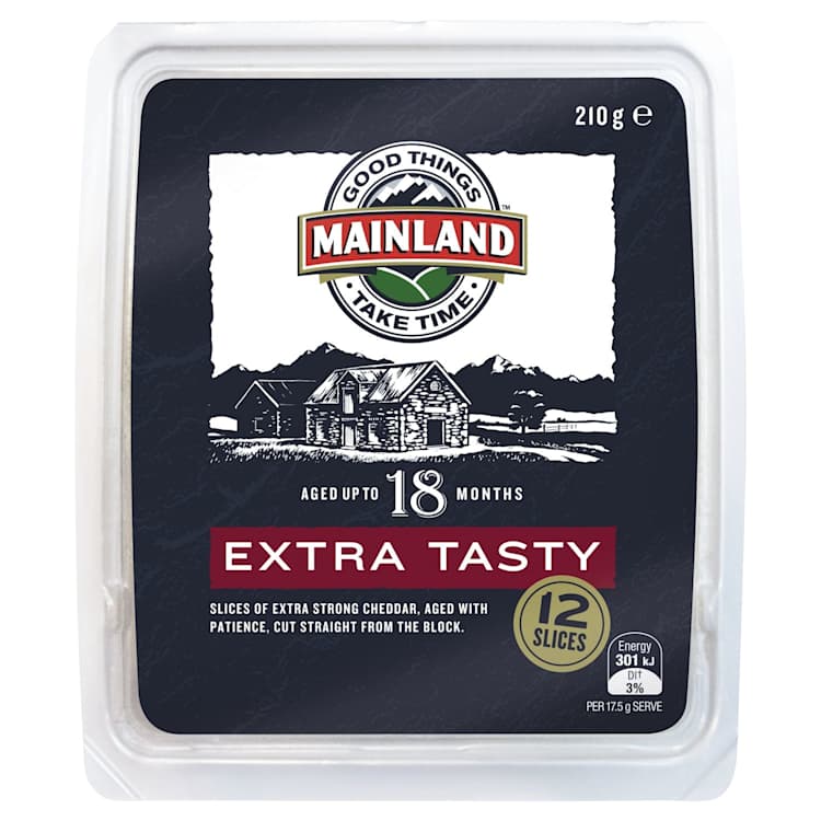 Mainland Extra Tasty Cheddar Cheese Slices