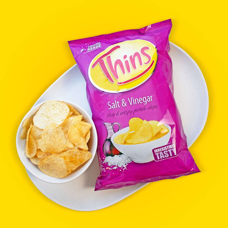 Thins Potato Chips Salt & Vinegar