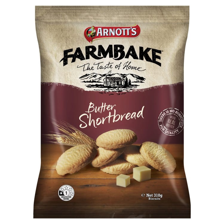 Arnott's Farmbake Cookies Butter Shortbread