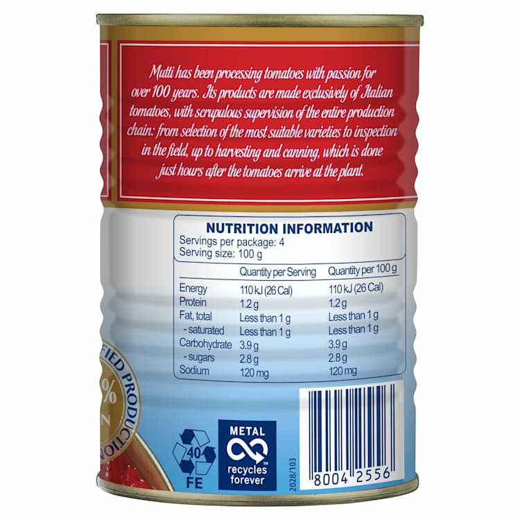 Mutti Polpa Finely Chopped Tomatoes