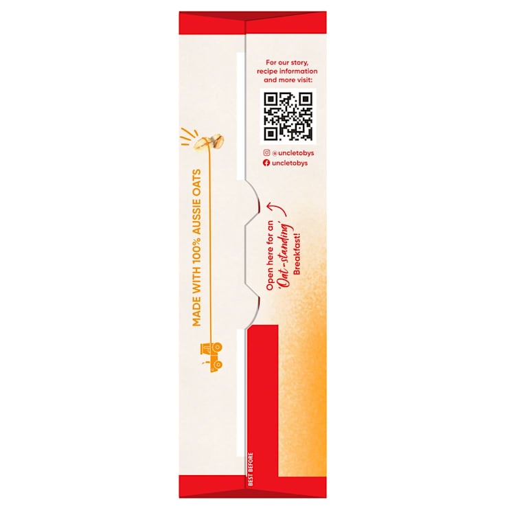 Uncle Tobys Oats Quick Sachets Creamy Honey