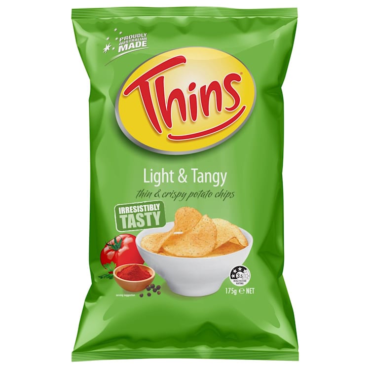 Thins Potato Chips Light & Tangy