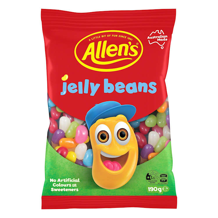 Allen's Jelly Beans Lollies Bag