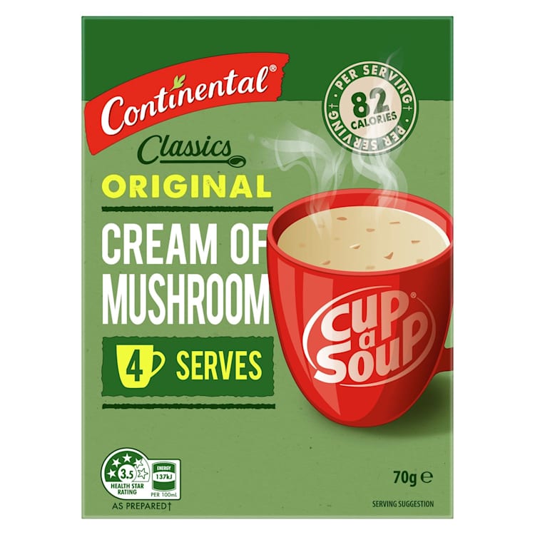 Continental Cup A Soup Classic Cream Of Mushroom