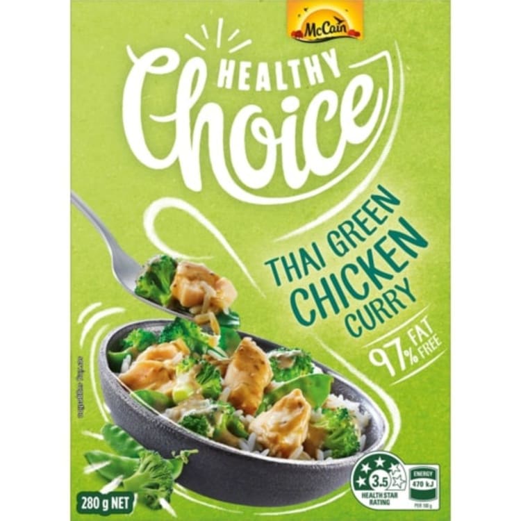 McCain Healthy Choice Thai Green Curry