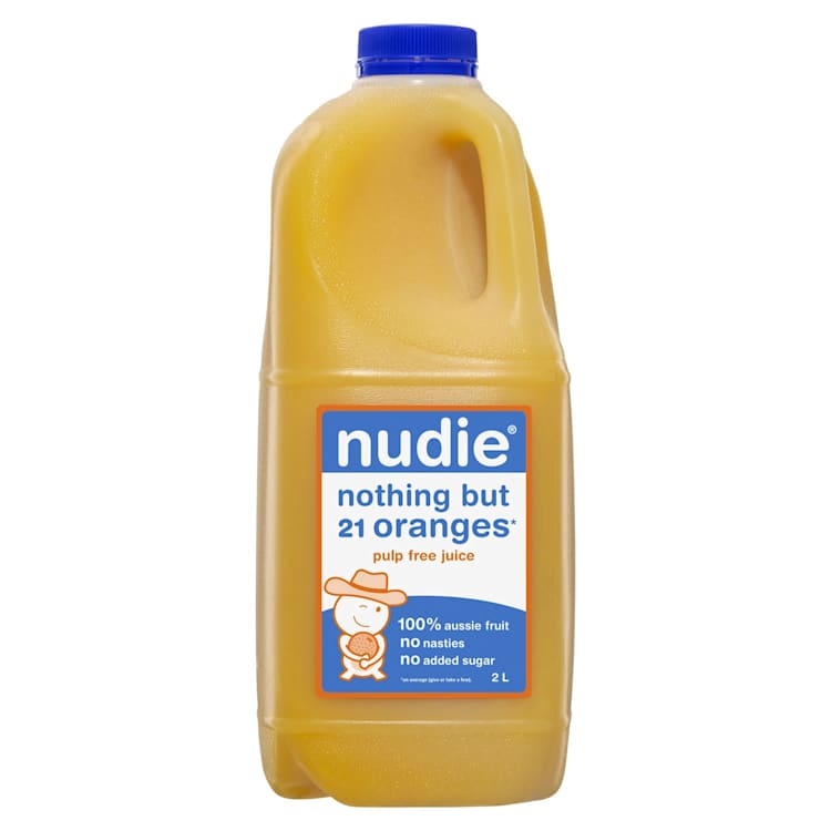 Nudie Juice Nothing But Orange Pulp Free