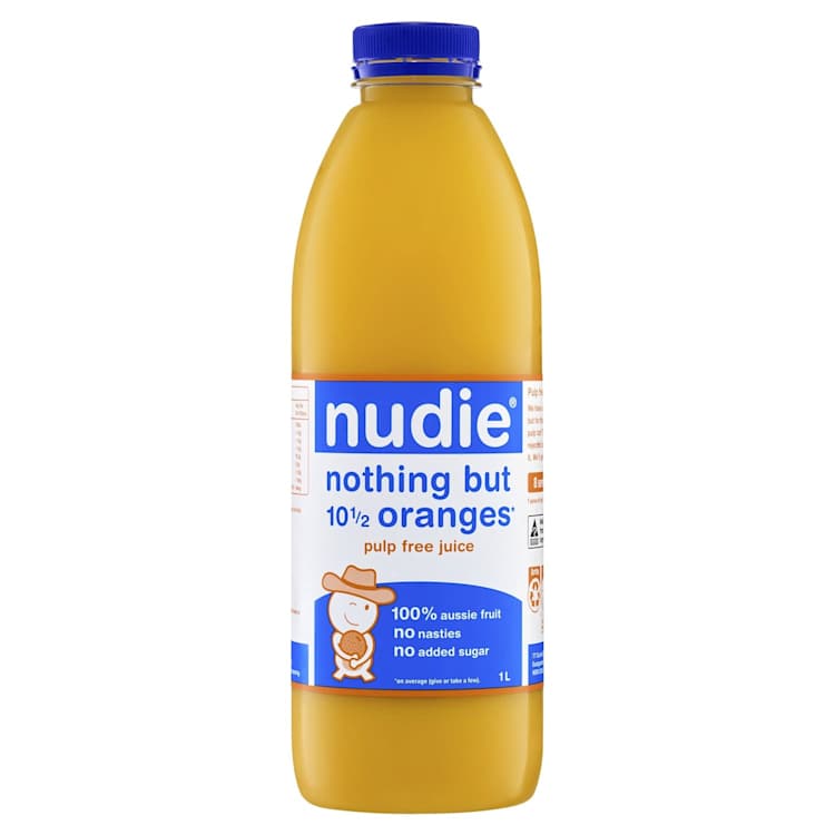 Nudie Juice Nothing But Orange Pulp Free