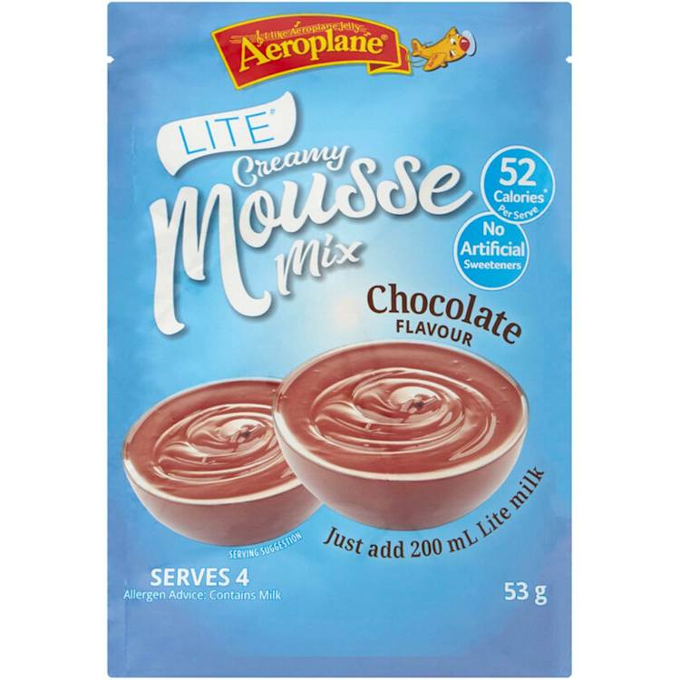 Aeroplane Lite Creamy Mousse Mix Chocolate Flavour