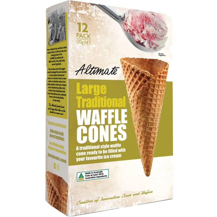 Altimate Waffle Ice Cream Cones
