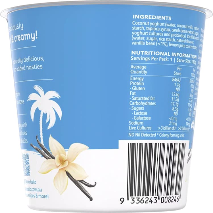 Cocobella Coconut Yoghurt Vanilla