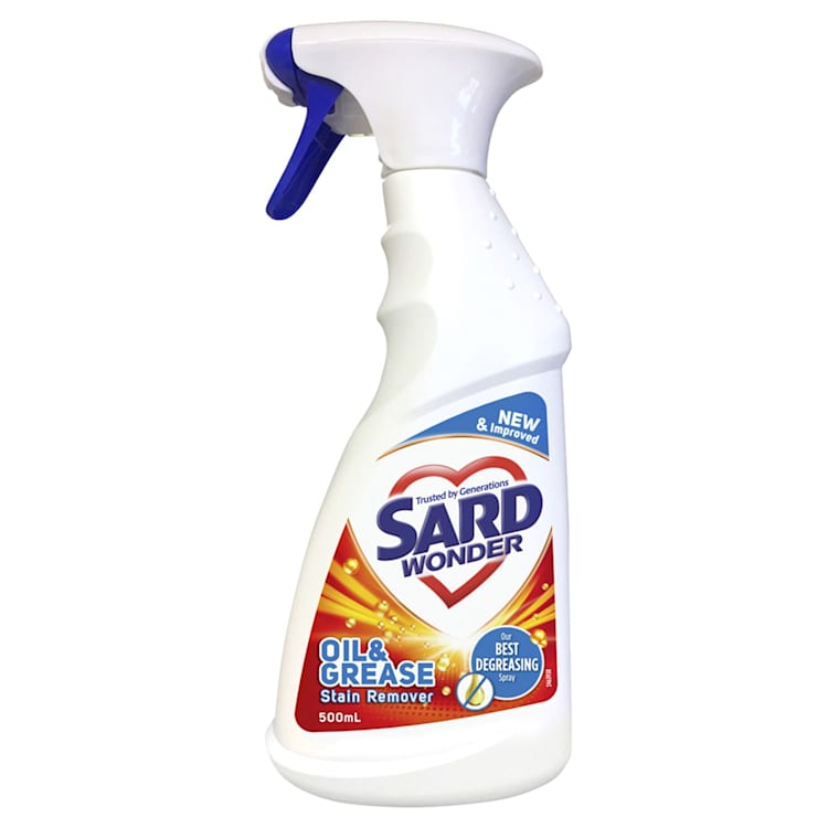 Sard Oils & Grime Stain Remover Spray Expert Action