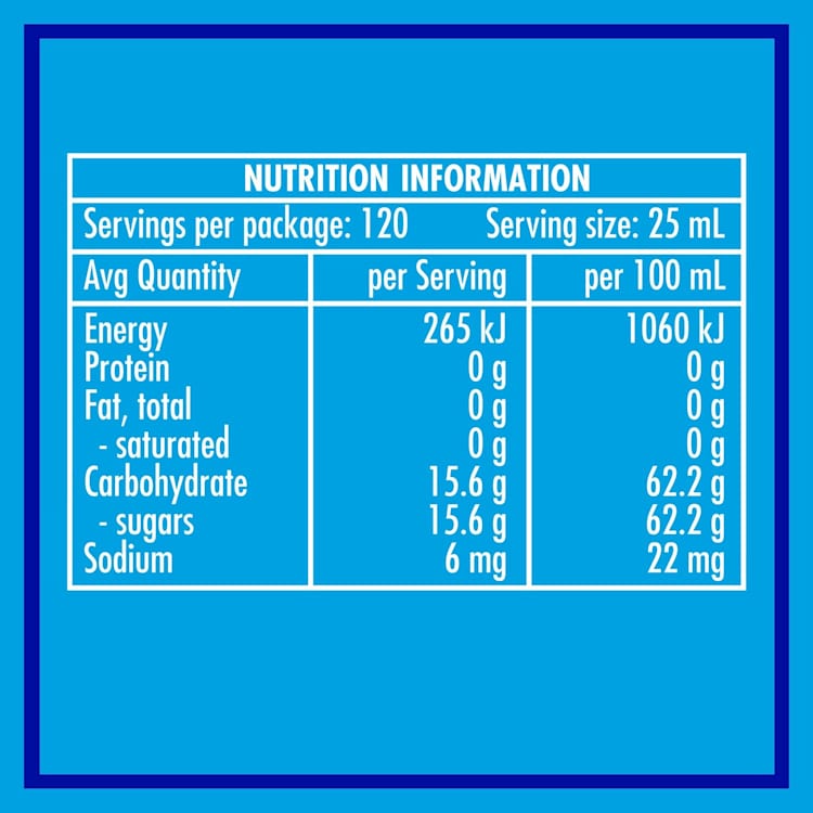 Cottee's Vanilla Flavoured Syrup