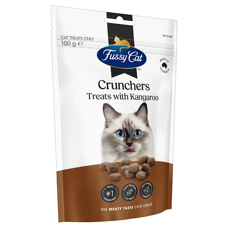 Fussy Cat Grain Free Crunchers With Kangaroo Cat Treat