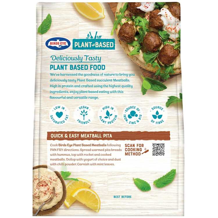 Birds Eye Plant Based Succulent Meatballs