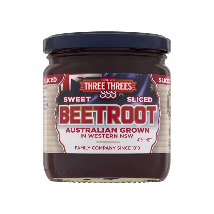 Three Threes Beetroot Sliced