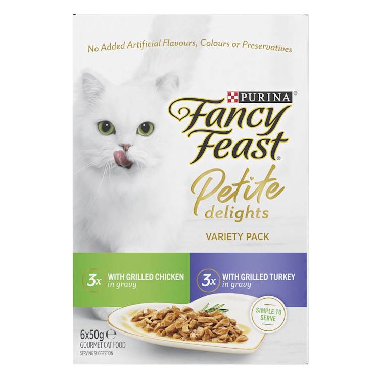 Fancy Feast Petite Delights Grilled Chicken & Grilled Turkey