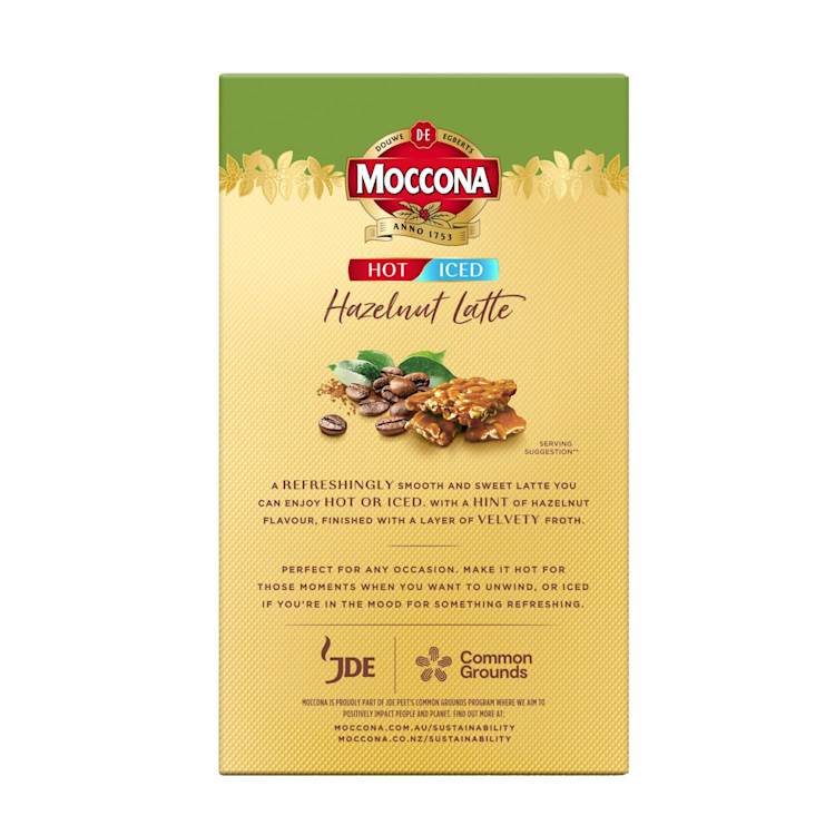 Moccona Hot/Iced Hazelnut Latte