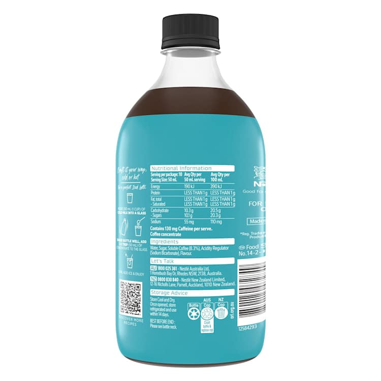 Nescafe Espresso Coffee Concentrate Vanilla