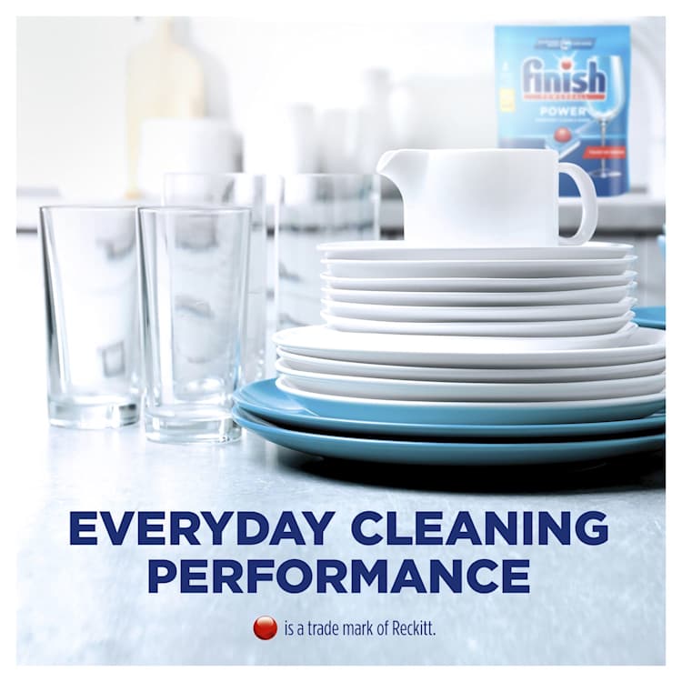 Finish Power Auto Dishwash Tablets Lemon Sparkle