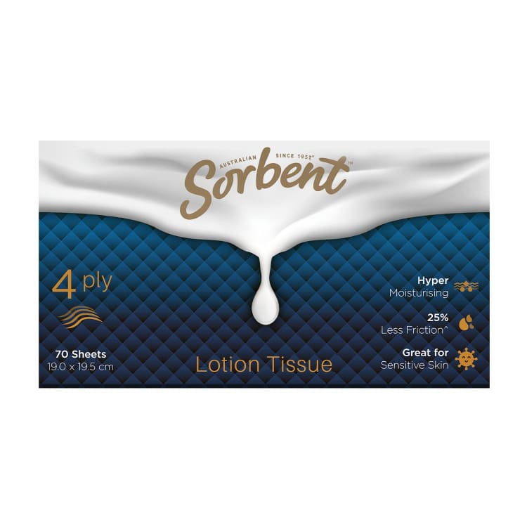 Sorbent Facial Tissues Lotionised