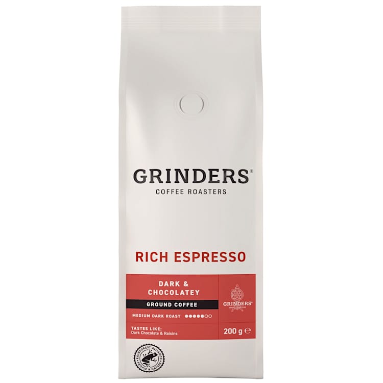 Grinders Rich Espresso Ground Coffee