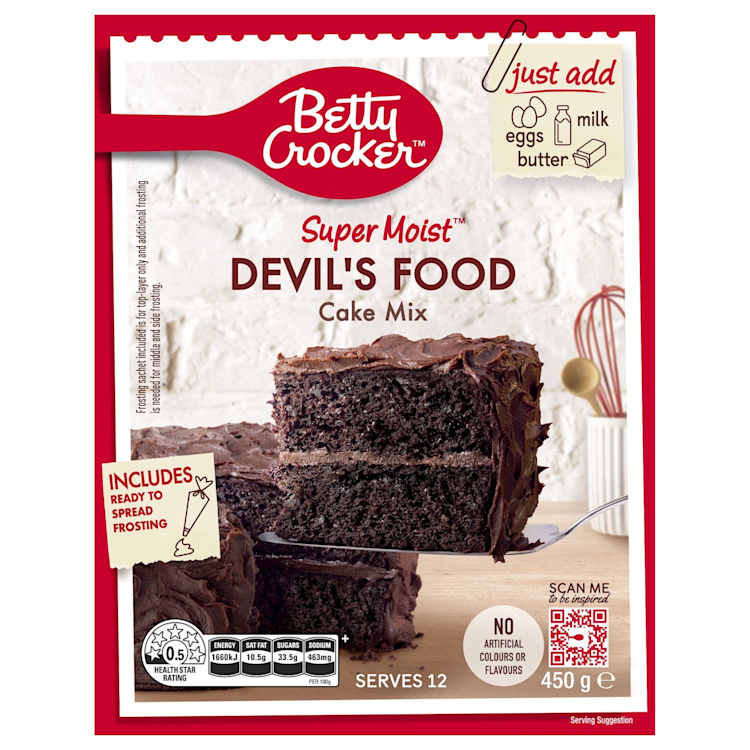 Betty Crocker Cake Mix Devils Food