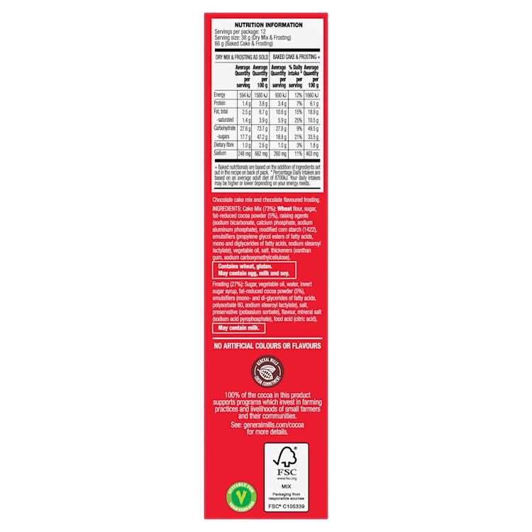 Betty Crocker Cake Mix Devils Food