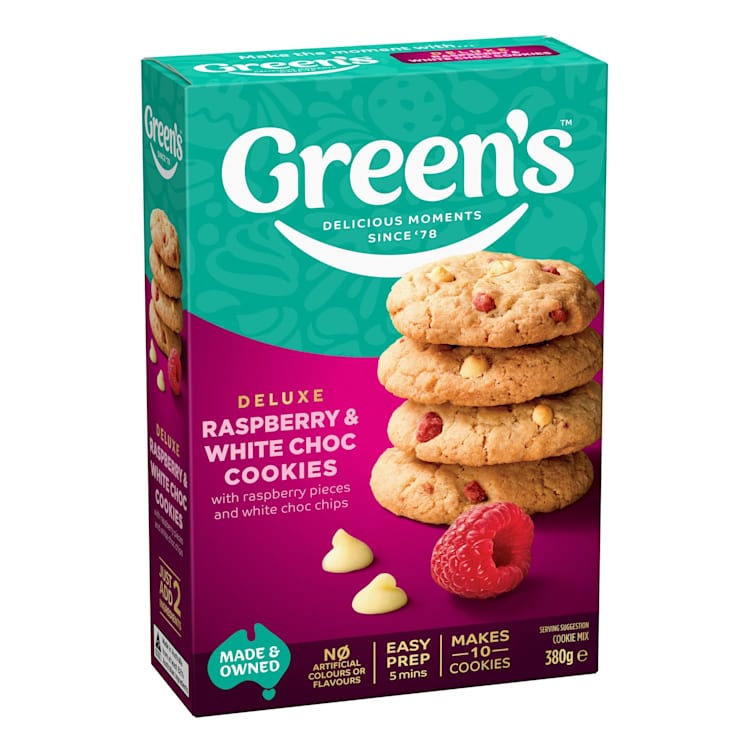 Green's Cookie Mix Raspberry White Choc