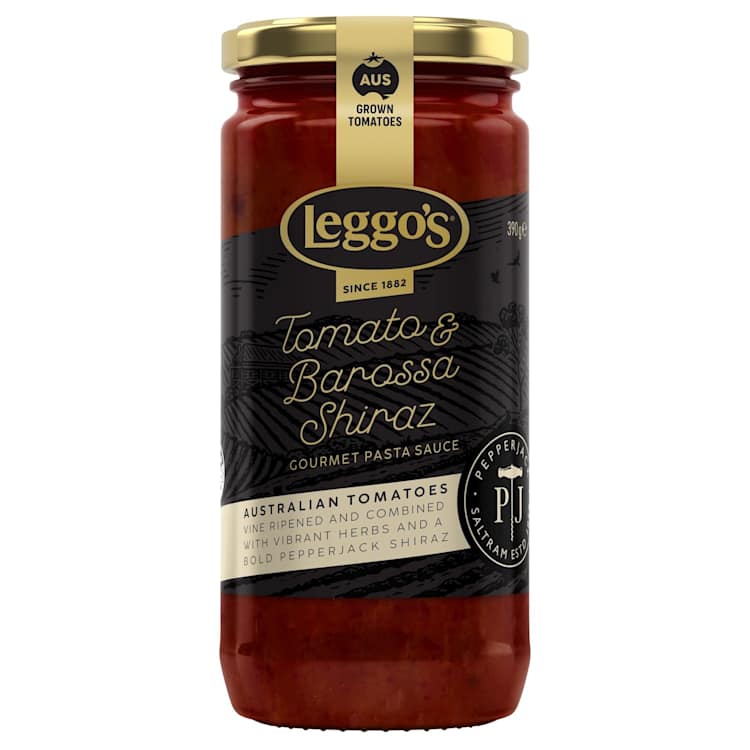 Leggo's Tomato & Barossa Shiraz Gourmet Pasta Sauce With Pepperjack
