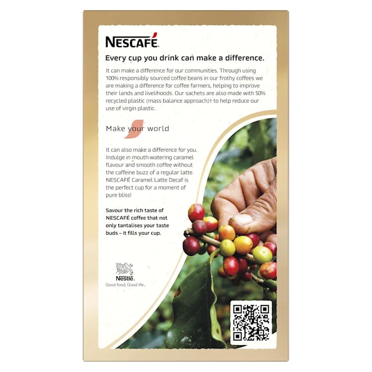 Nescafe Coffee Caramel Decaf Latte