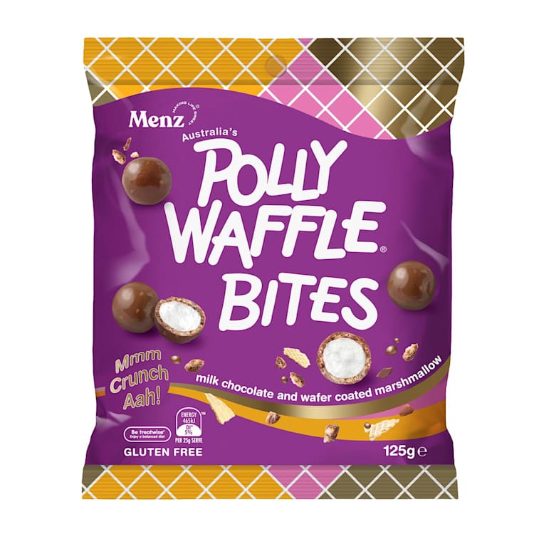 Polly Waffle Choc Wafer Marshmallow Original Bites