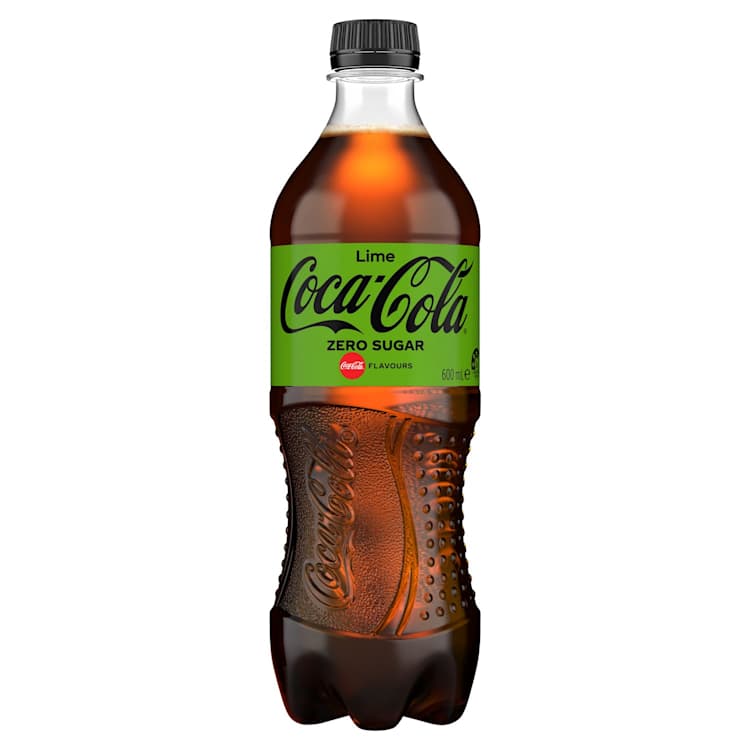 Coca-Cola Zero Sugar Lime Soft Drink Bottle