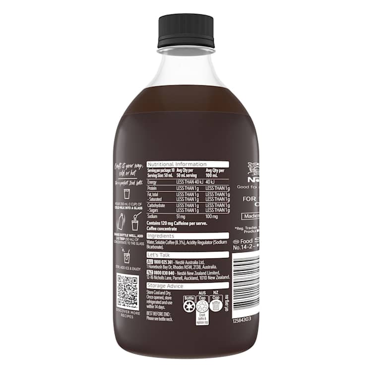 Nescafe Espresso Coffee Concentrate Black