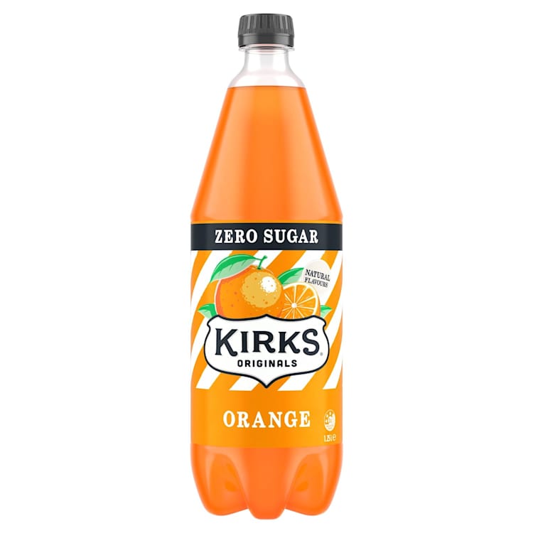 Kirks Orange Sugar Free bottle