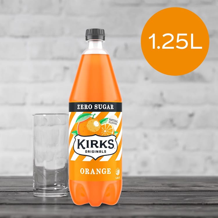 Kirks Orange Sugar Free bottle