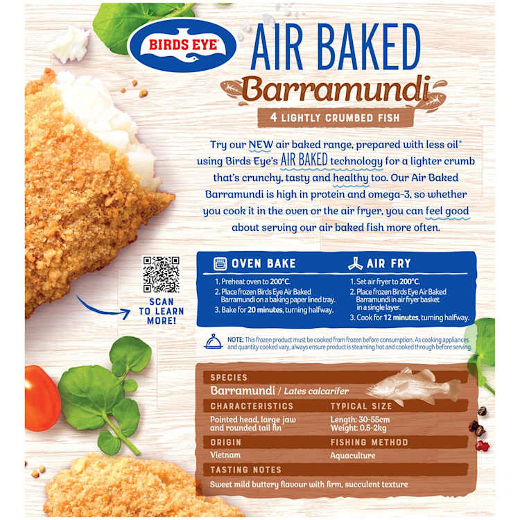 Birds Eye Air Baked Barramundi