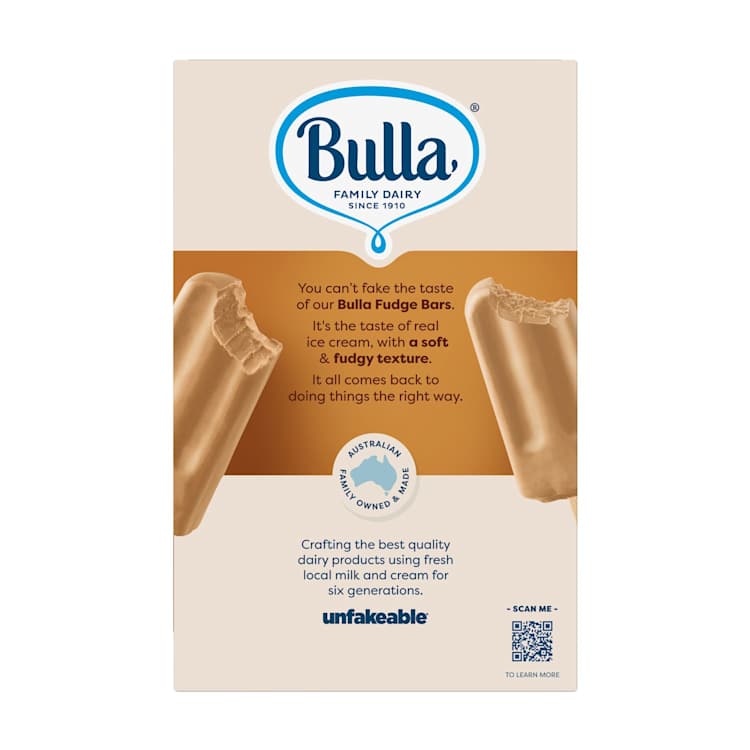 Bulla Fudge Bars Caramel