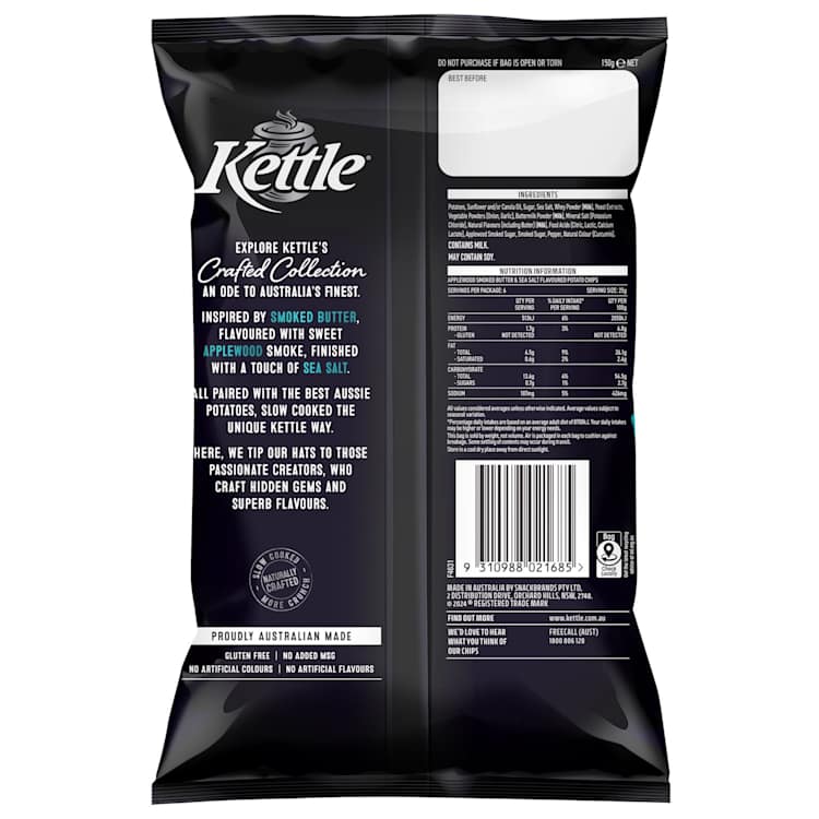 Kettle Smoked Butter & Sea Salt