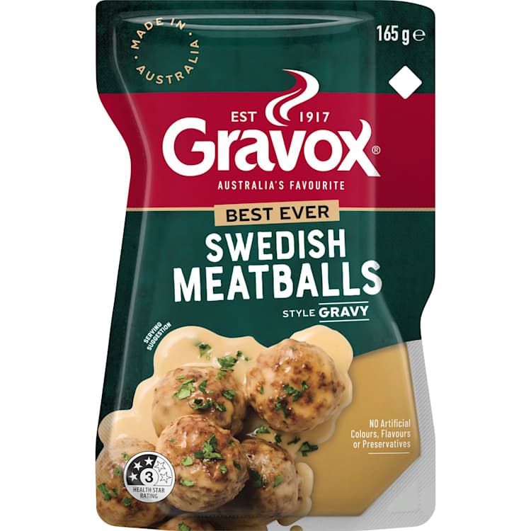 Gravox Best Ever Swedish Meatballs Style Gravy