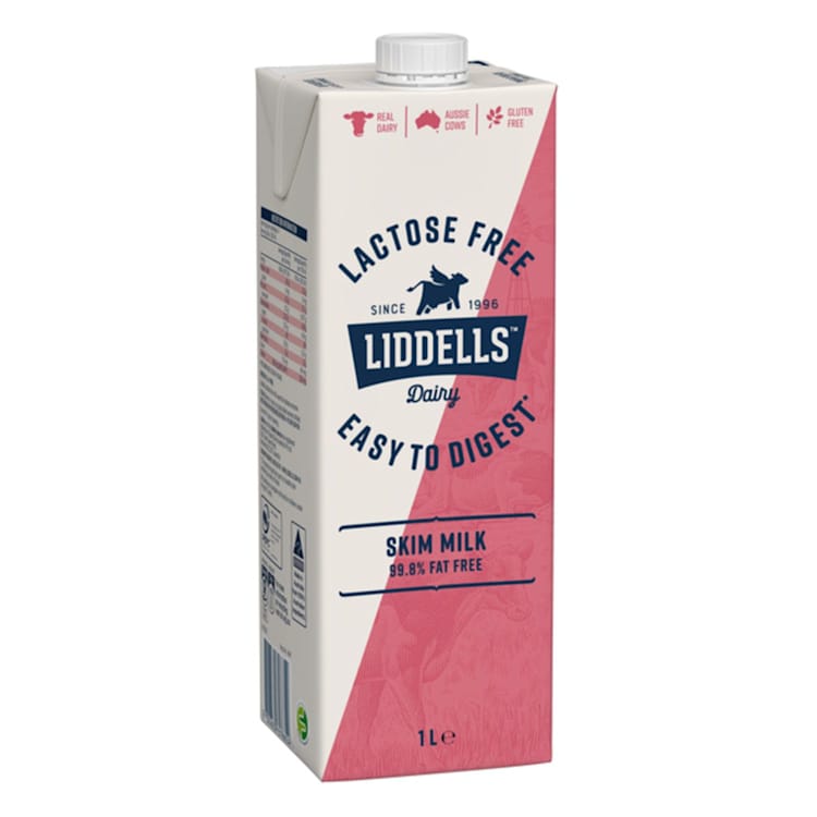 Liddells Lactose Free Long Life Skim Milk