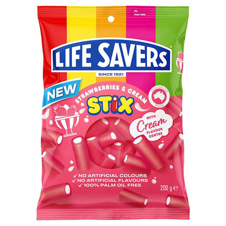 Life Savers Strawberries & Cream Stix