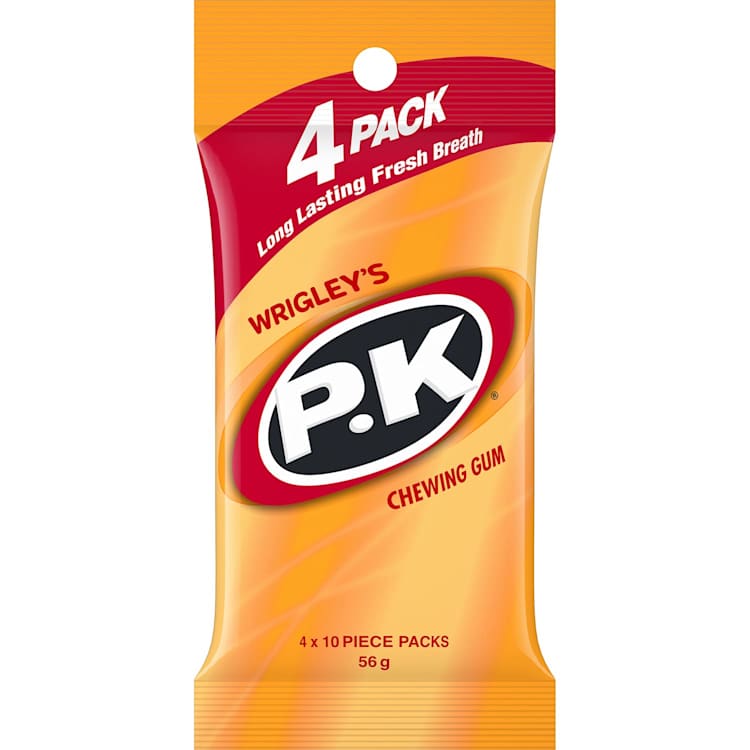 PK Peppermint Pellet Chewing Gum